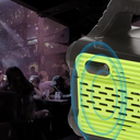 كشاف طوارئ يعمل بالطاقة الشمسية 4 *1مع راديو وباور بانك وبلوتوث