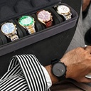 منظم ساعات محمول بـ 5 خانات قابلة للفصل للسفر والتخزين