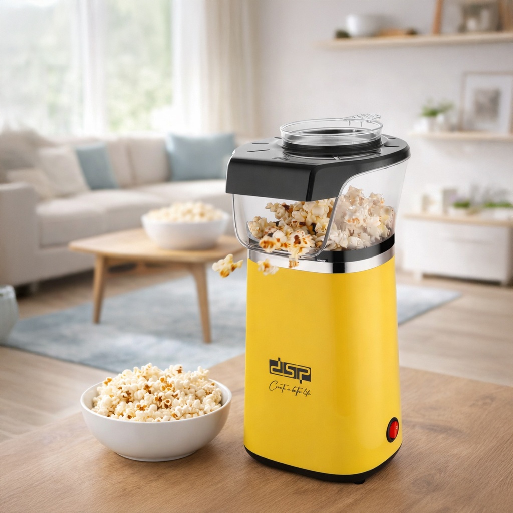 ماكينة صنع الفشار الكهربائية بسعة 120 جرام 1300 واط