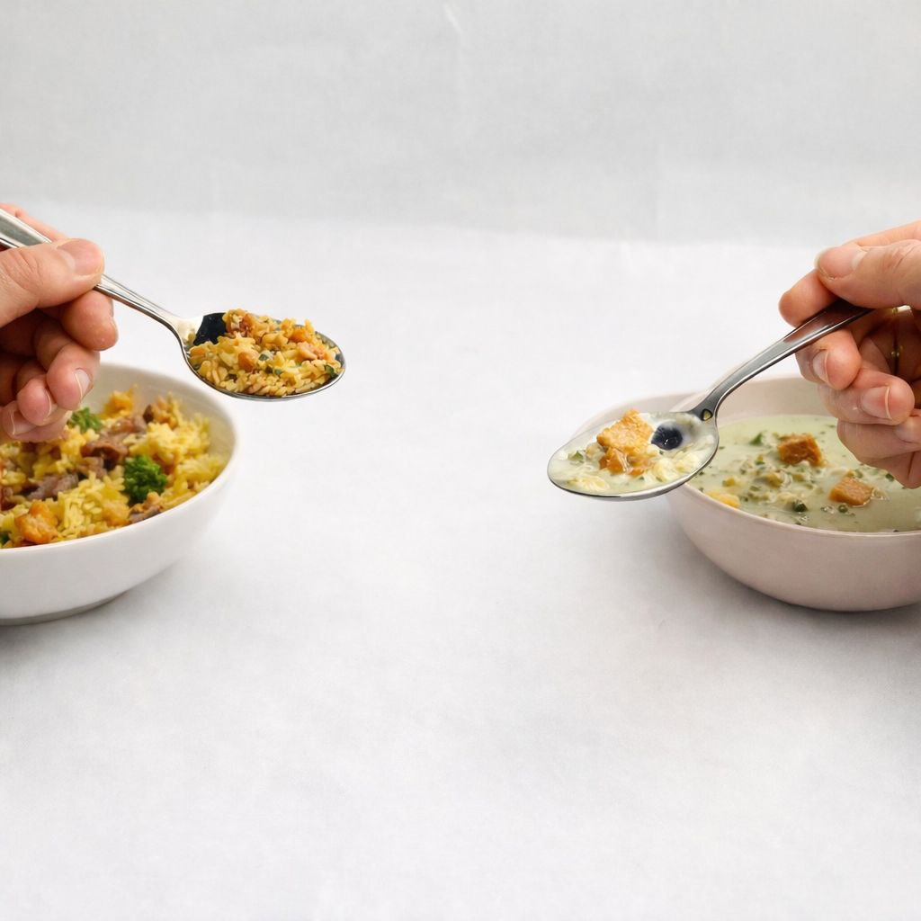 طقم معالق استانليس ستيل باللون الفضي 12 قطعة