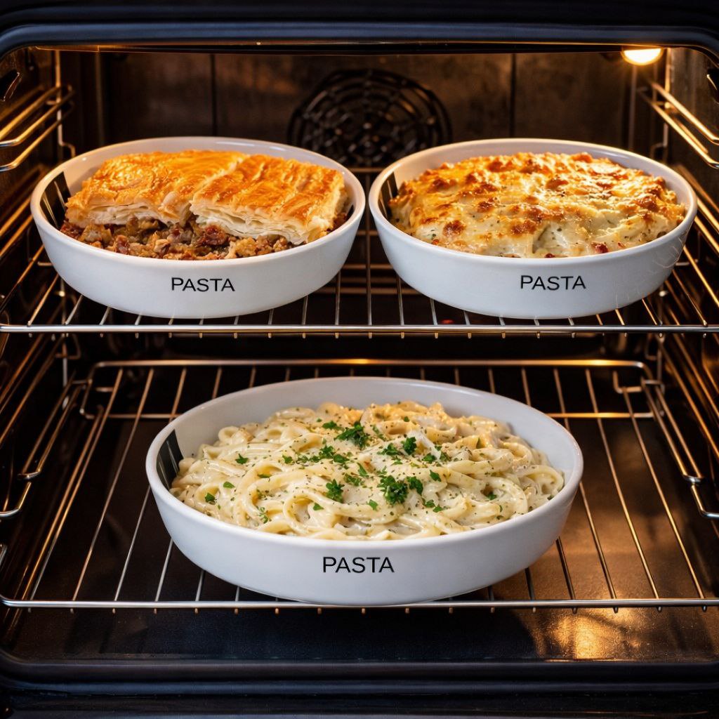 طقم طواجن فرن بورسلين 3 قطع بمقاسات مختلفة