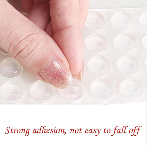 قطع سيليكون ذاتيه اللصق تعمل كمصدات للأبواب والسرير وتخفف من الضوضاء الناتجة عن فتح وغلق الأبواب