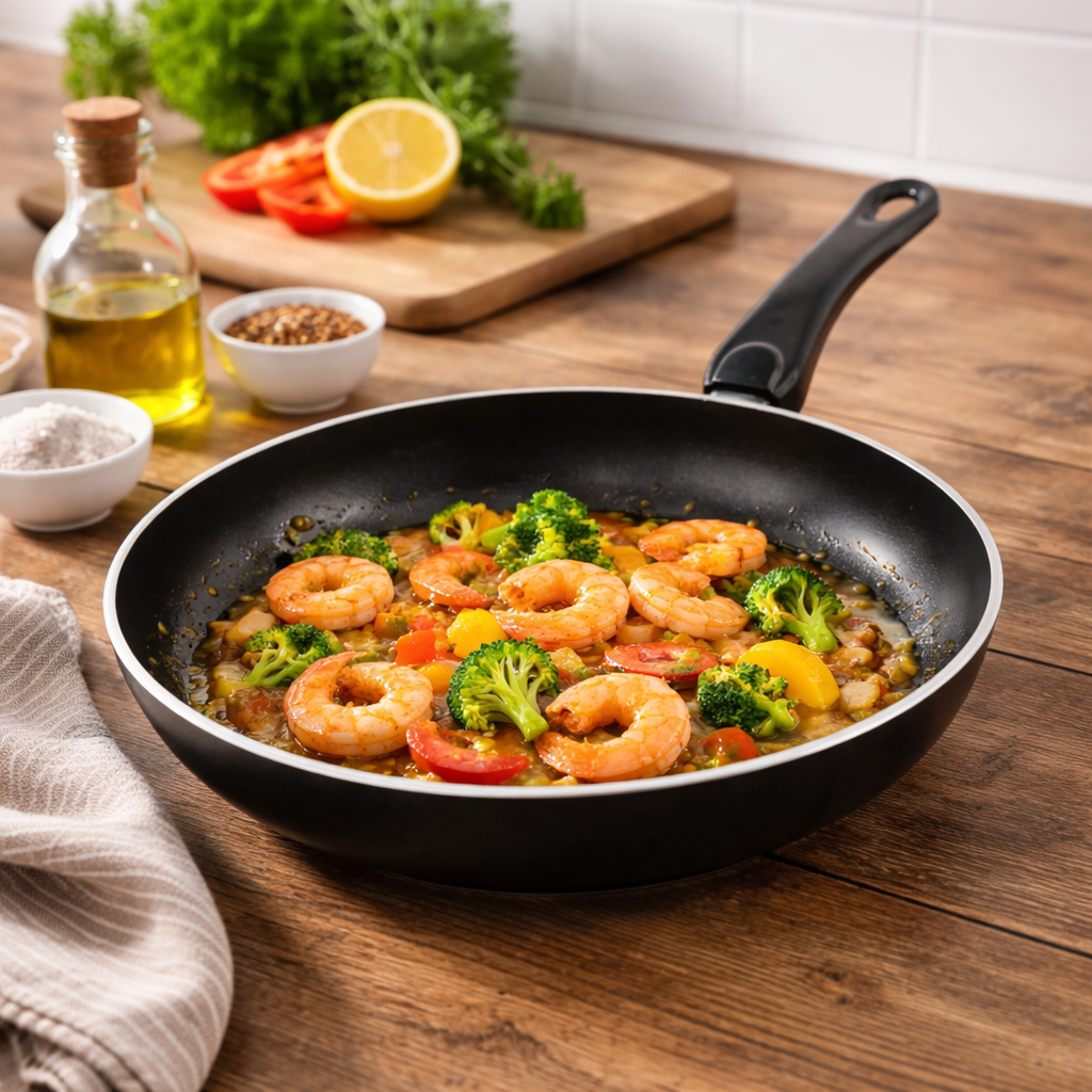 طاسة تيفلون للقلي مقاومة للالتصاق - مقاس 24