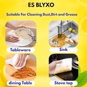 مناديل مبللة لإزالة الدهون والبقع والأتربة للمطبخ برائحة الليمون 80 قطعة