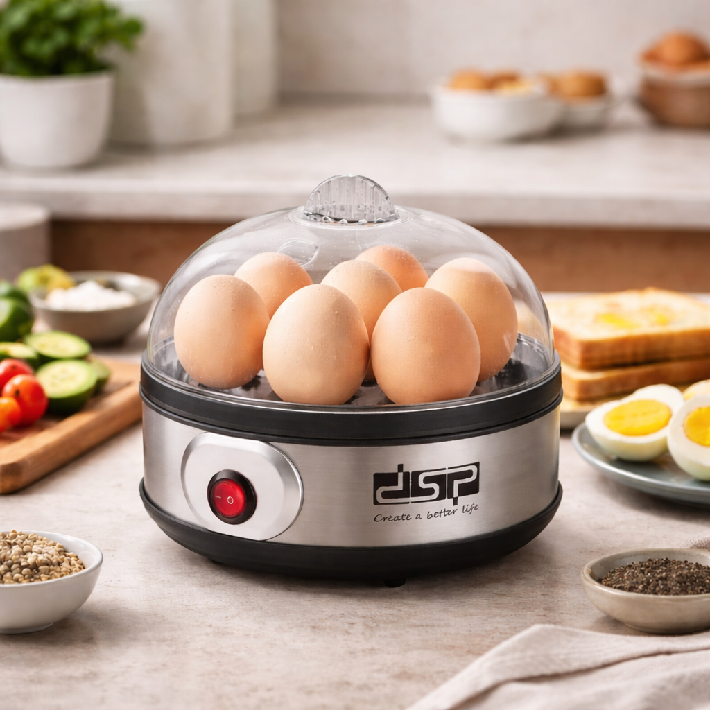 جهاز كهربائي لسلق البيض يكفي 7 بيضات بقدرة 350 وات