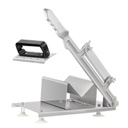 قطاعة لحوم يدوية من معدن مقاوم للصدأ لتقطيع جميع أنواع اللحوم المجمدة