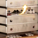 جزامة بـ4 أرفف مع غطاء لمنع دخول الاتربة مزودة بـ8 هوكات لتعليق الشنط