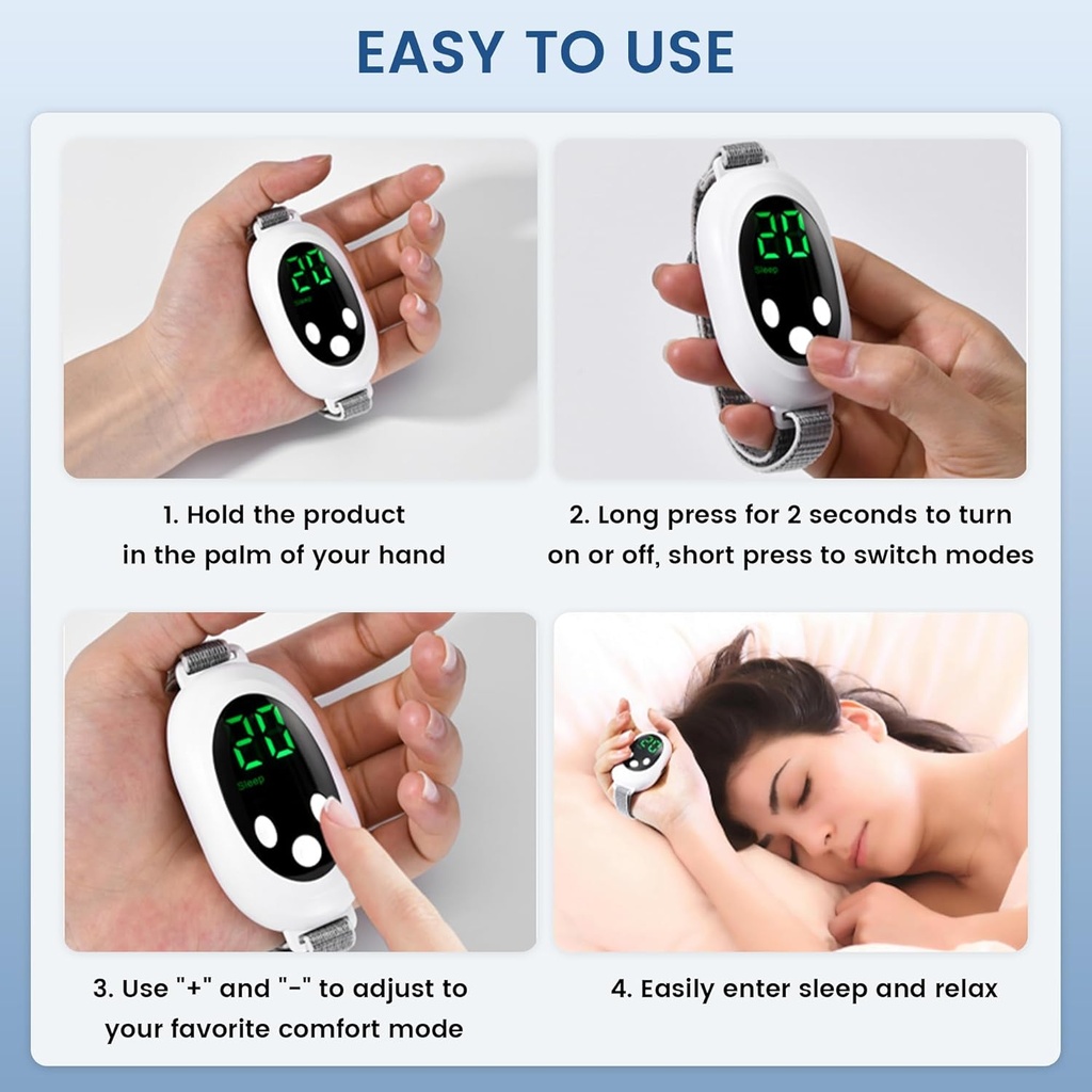 جهاز تدليك لراحة اليد لتخفيف القلق والتوتر للنوم يساعد على الاسترخاء والتغلب على الأرق