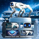 لعبةروبوت ذكي بتصميم كلب بتقنية تفاعلية مع حركات وموسيقى مع ذراع تحكم عن بعد