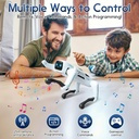 لعبةروبوت ذكي بتصميم كلب بتقنية تفاعلية مع حركات وموسيقى مع ذراع تحكم عن بعد