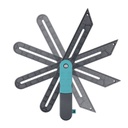 مسطرة زوايا للقياس قابلة للتعديل