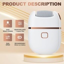 مبرد كهربائي للقدم  بسرعتين لإزالة الجلد الميت قابل لأعادة الشحن