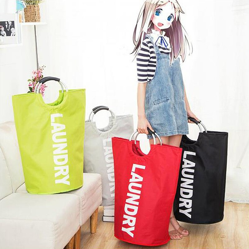 سلة متعددة الأستخدام للغسيل ولعب الأطفال والملابس وغيرها بمقابض لسهولة الحمل