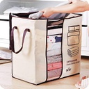 شنطة تخزين جامبو بيد قابلة للطي متعددة الأستخدام  للبطاطين والملابس والملابس والوسائد وغيرها