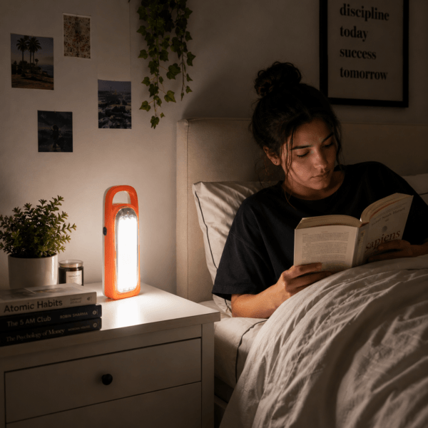 كشاف طوارئ ليد بمقبض قابل لإعادة الشحن 13 فولت