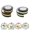 شريط لاصق مضئ مضاد للأنزلاق 5 متر متعدد الأستخدام للسلالم والأرضيات