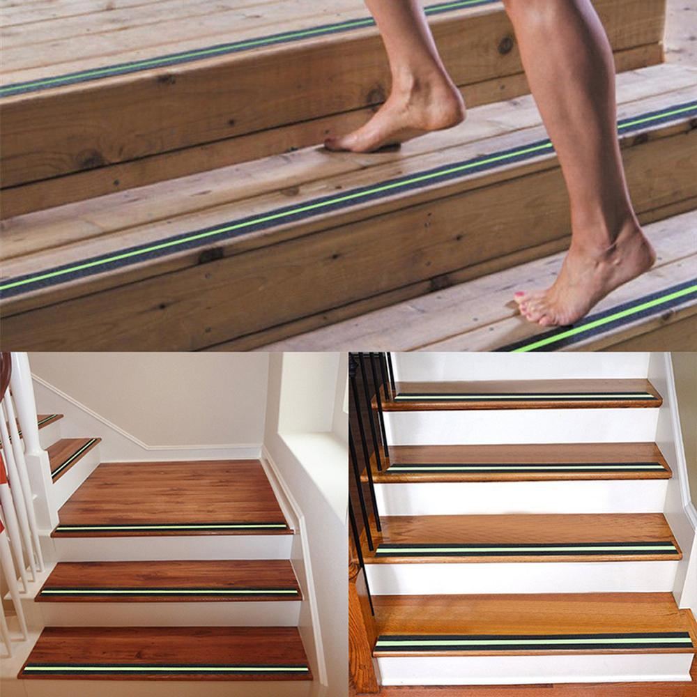 شريط لاصق مضئ مضاد للأنزلاق 5 متر متعدد الأستخدام للسلالم والأرضيات