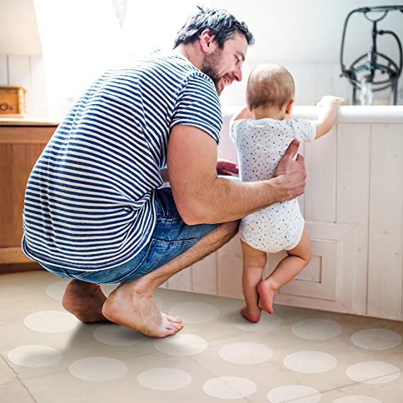 دوائر مضادة للأنزلاق ذاتيه اللصق للأرضيات والسلالم والبانيو