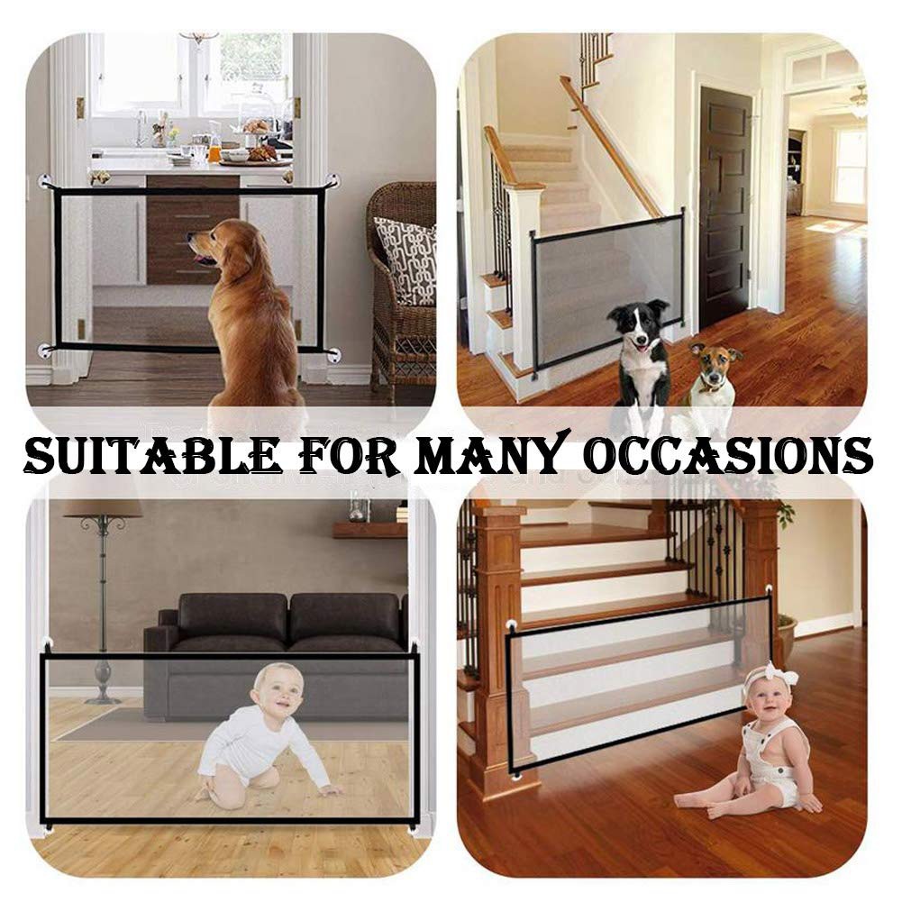 حاجز ابواب وسلالم للحفاظ على سلامة الأطفال ومنع الكلاب من دخول الغرف