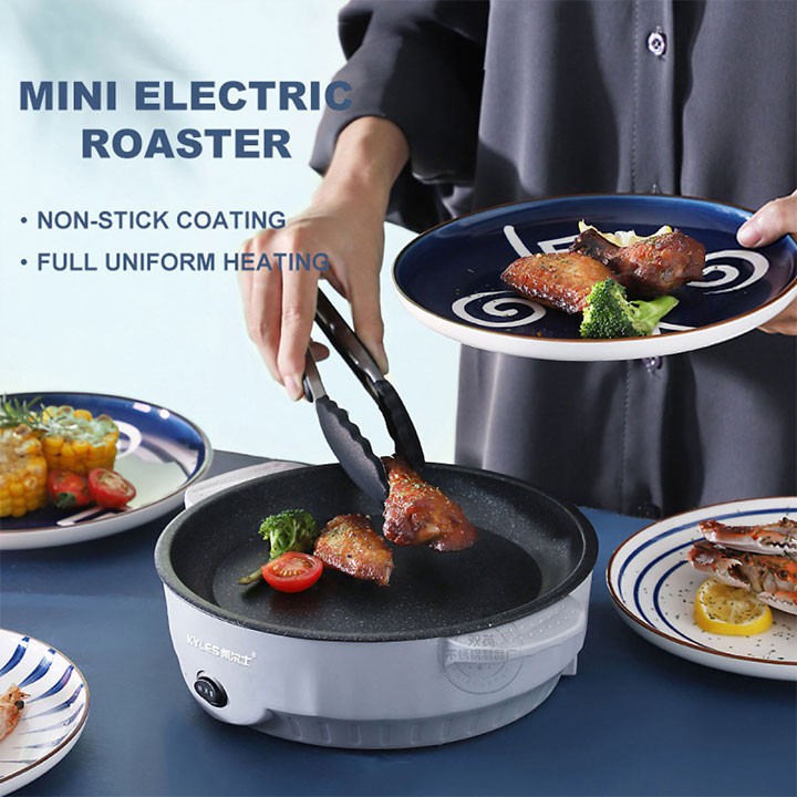 جريل كهربائي غير لاصق بقاعدة تبريد لقلي البيض وتسوية شرائح اللحم وعمل بان كيك