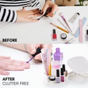 استاند وحامل مانكير وأدوات الباديكير متحرك سهل الفك والتركيب والتنظيف