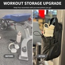 شنطة جيم مغناطيسية بحزام حمل لحفظ وتنظيم متعلقاتك الشخصية
