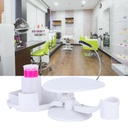 استاند منظم وحامل مانكير وأدوات باديكير بكشاف متحرك سهل التركيب والتنظيف