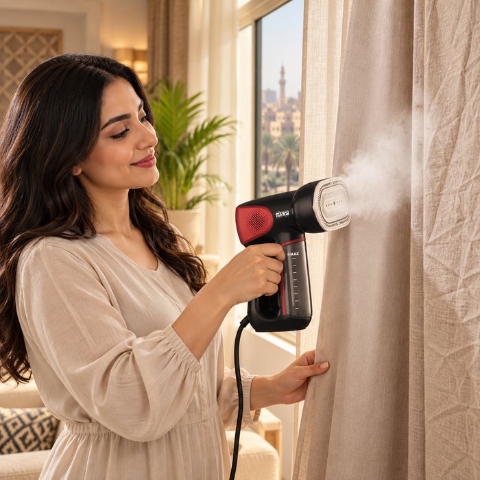 مكواة بخار ستاير وملابس DSP KD1399 بتقنية شفط القماش 3 في 1 بقوة 1350 وات وشاشة LED