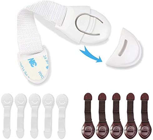 قفل ثلاجة بني قماش