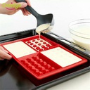 قالب وافل سيلكون مستطيل مقسم 4 قطع