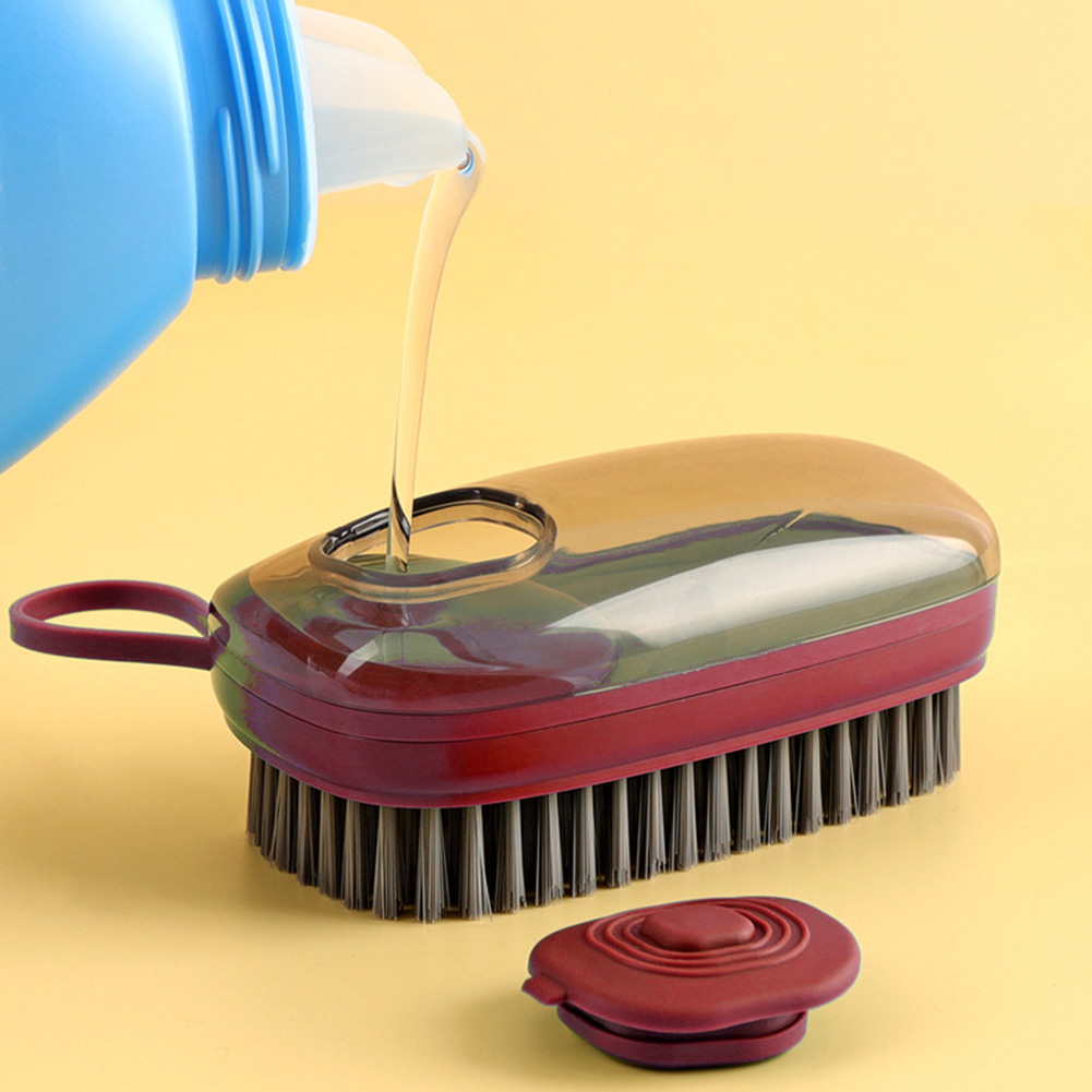 فرشة دعك بخزان صابون للاحذية والملابس و المفروشات متعددة الاستخدامات