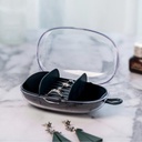 منظم مجوهرات واكسسوارات اكليريك متنقل مناسب لشنط اليد