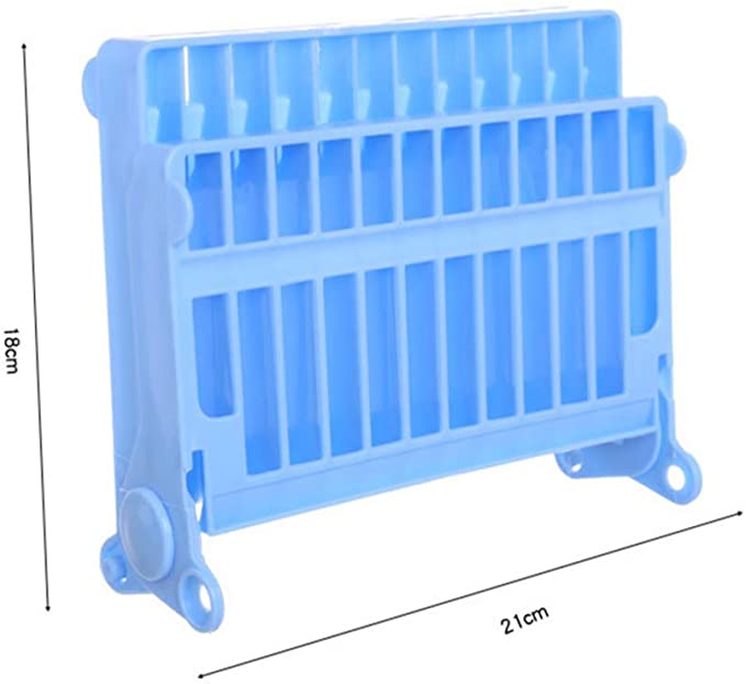 مطبقية ميني قابلة للطي لتنظيم وتجفيف الأطباق والأكواب فوق الحوض