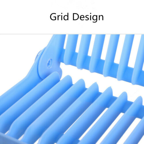 مطبقية ميني قابلة للطي لتنظيم وتجفيف الأطباق والأكواب فوق الحوض