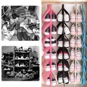 شماعة ومنظم أحذية داخل الدولاب قابل للطي للحفاظ عليها من الأتساخ