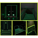 استيكر فسفوري مضيء للديكور وتحديد الممرات والسلالم