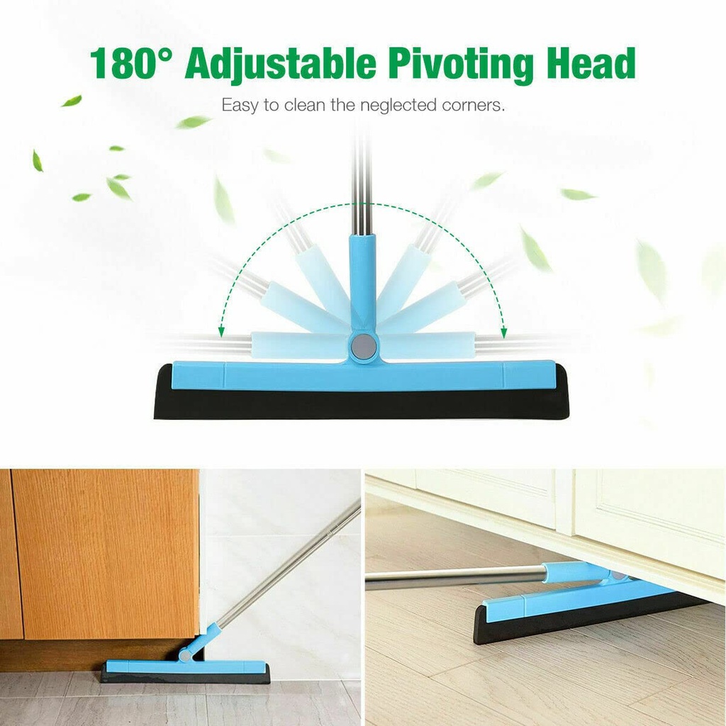 مساحة بيد معدن قابلة للفصل والميلان 180 درجة للوصول الي الاماكن الصعبة ومسح الزجاج