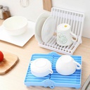 مطبقية ميني قابلة للطي وعملية لتنظيم وتجفيف الأطباق والأكواب