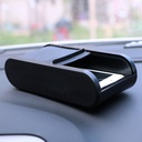 صندوق منظم مسند الكونسول للسيارة ومناسب للعملات المعدنية ذاتي اللصق