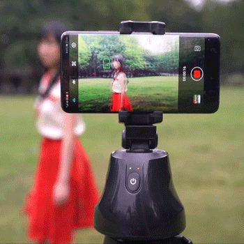 حامل موبايل روبوت ذكي متحرك يتتبع الحركة والوجوه والاشياء للتصوير تلقائياً كاميرا مان