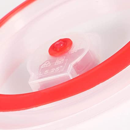 طقم ثلاجة استانلس بغطاء محكم الغلق 3 قطع بأحجام مختلفة