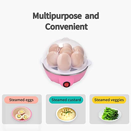 ماكينه سلق البيض بالبخار تعمل بالكهرباء تسع حتي 14 بيضه