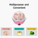 ماكينه سلق البيض بالبخار تعمل بالكهرباء تسع حتي 14 بيضه