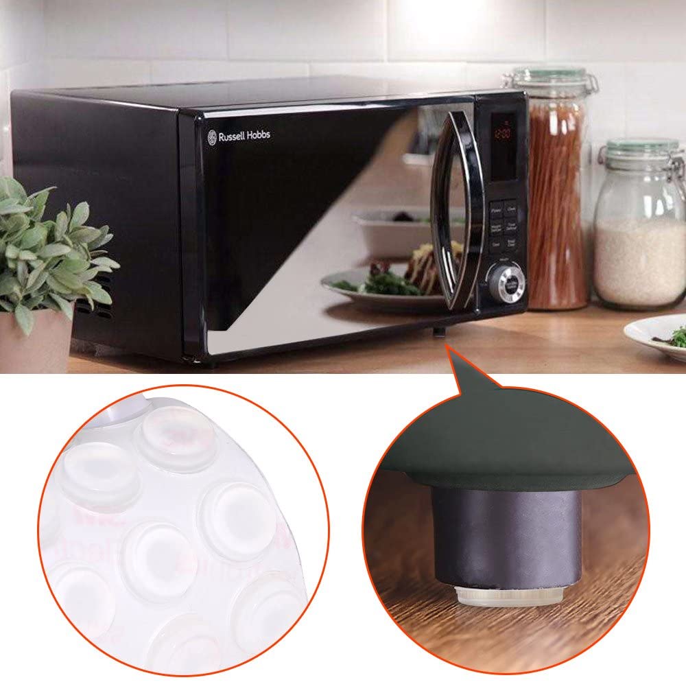 طقم صدادات وقواعد سيليكون لصد الادراج وقواعد لابتوب وكيبورد صغيرة ذاتية اللصق