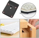 طقم صدادات وقواعد سيليكون لصد الادراج وقواعد لابتوب وكيبورد صغيرة ذاتية اللصق