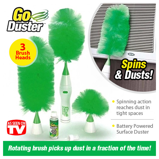 ريشة ومنفضة الغبار جو داستر بمحرك