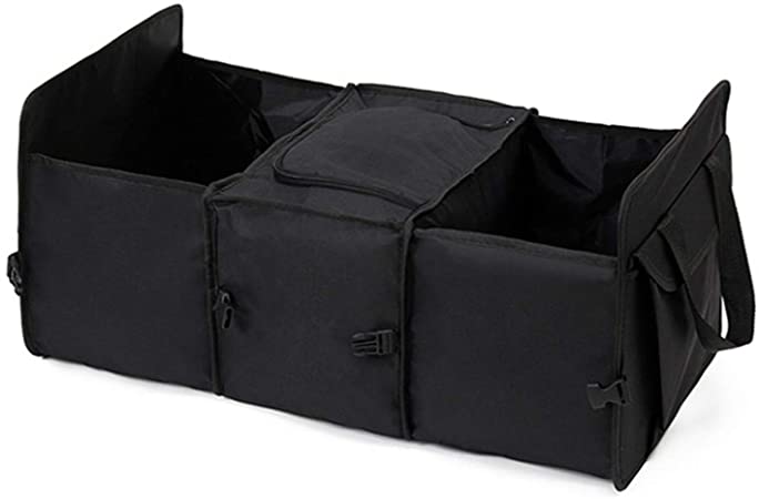 منظم لشنطة السياره 3 خانات احدهم حراري قابل للطي