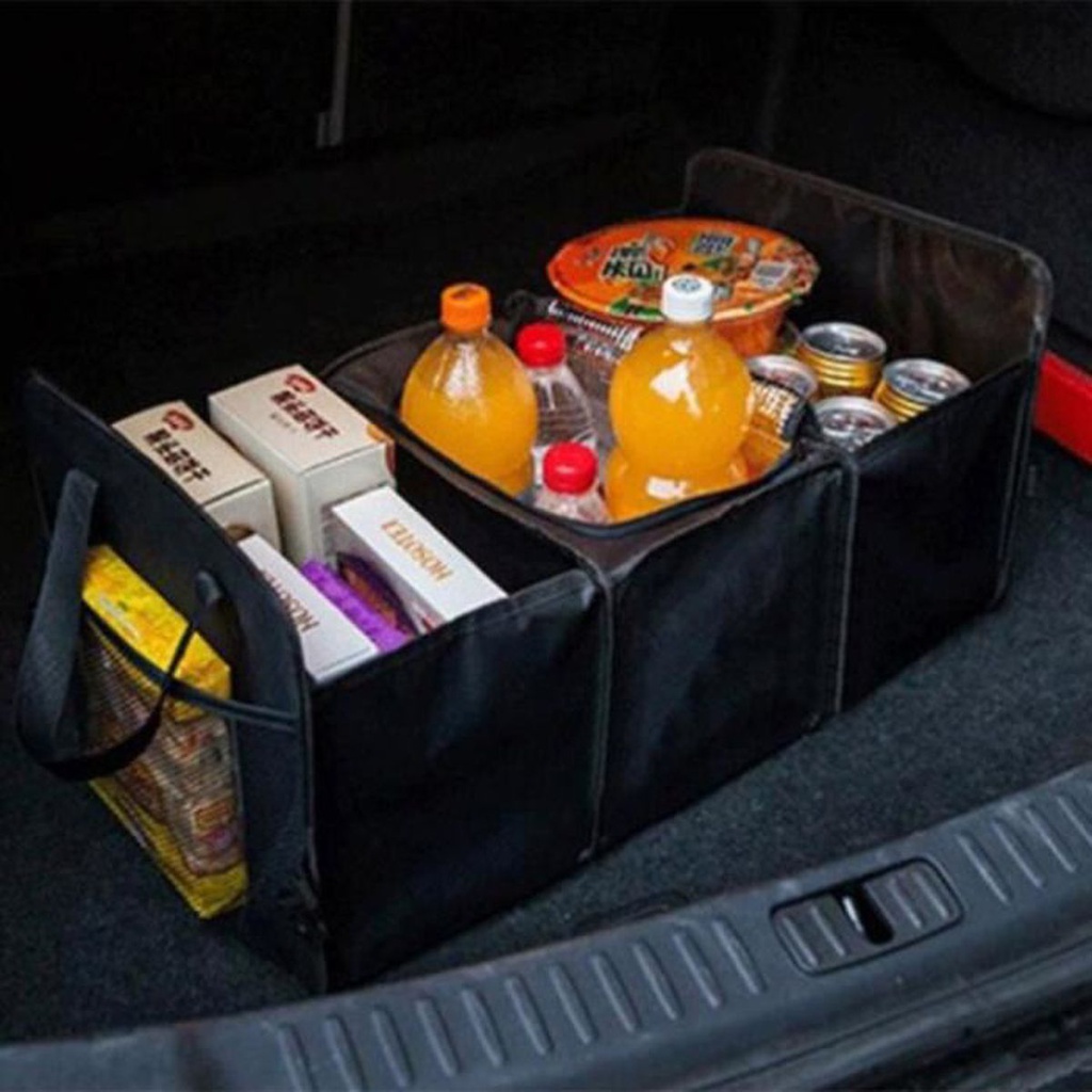 منظم لشنطة السياره 3 خانات احدهم حراري قابل للطي