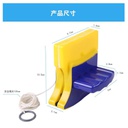 مساحة زجاج مغناطيسية لتنظيف الزجاج من الداخل والخارج في وقت واحد بسهولة