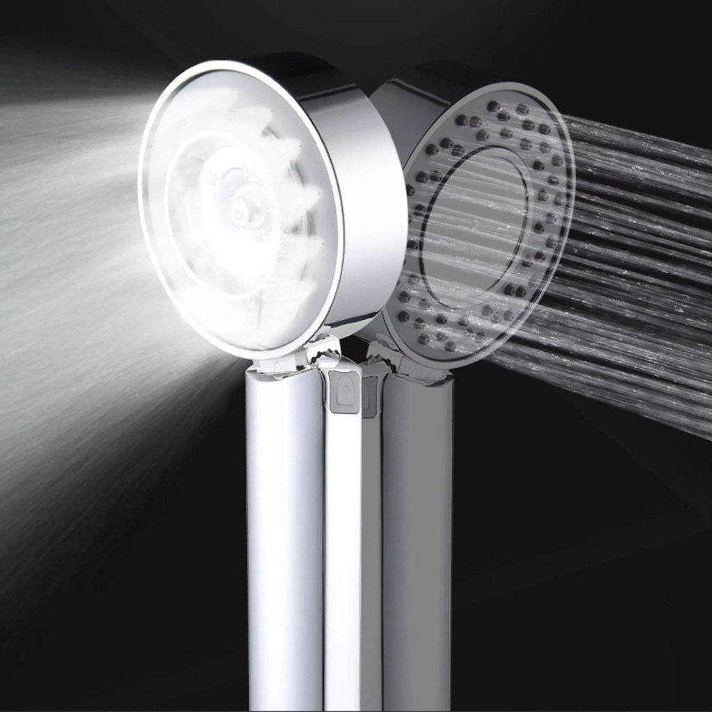 سماعة دش مزودجه الوجه ب ٣ طرق للرش وخزان للشامبو والصابون